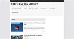 Desktop Screenshot of greenenergymarket.org